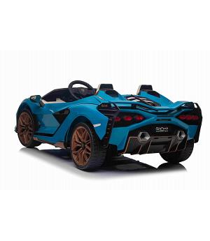 COCHE LAMBORGHINI SIAN 4X MOTORES 12V, 2 PLAZAS, RC, FULL OPTION, AZUL - BN-SIAN2PLBLUE